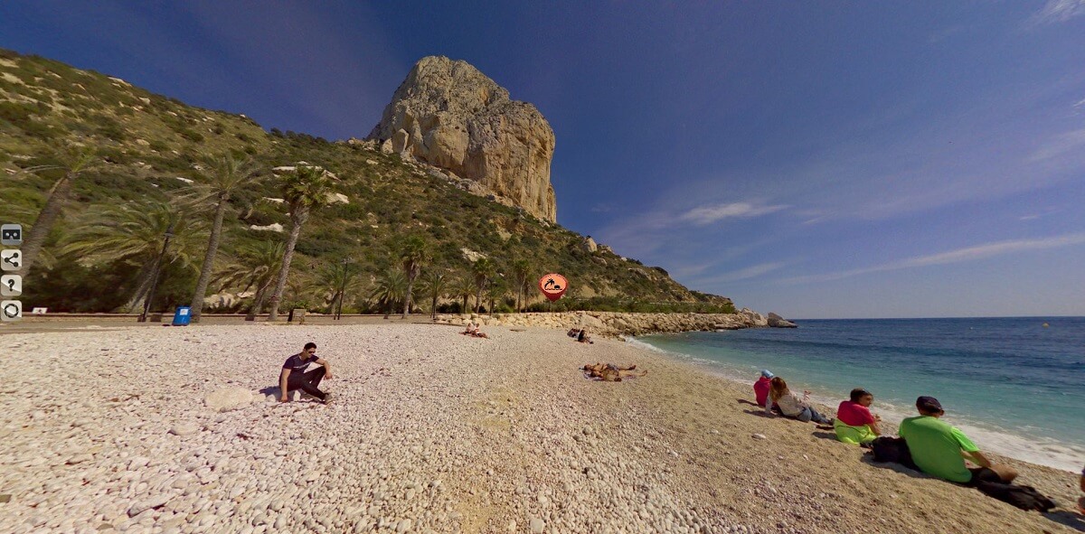Tour de realidad virtual las playas de Calpe y su paseo